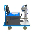 Portable QCW Fiber Laser System for Vehicle Identification